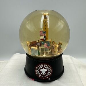 Texas AM Snowglobe Aggies Campus Musical Sankyo Fight Song Water Discolored